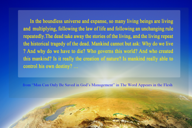Man Can Only Be Saved in God’s Management -6